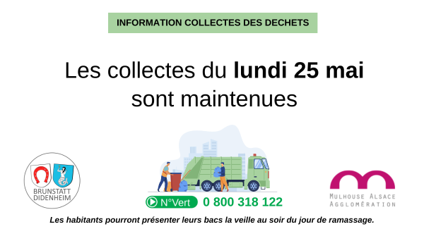 collectes du 25 mai