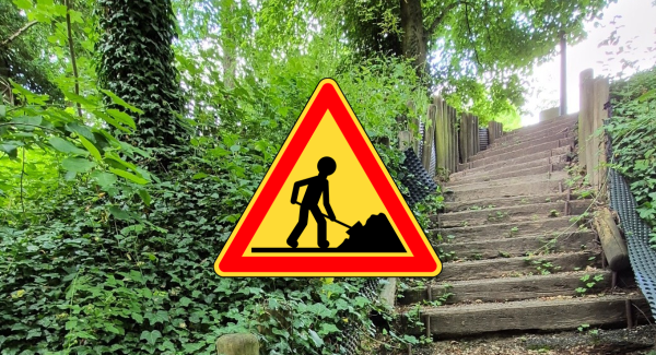 escalier travaux