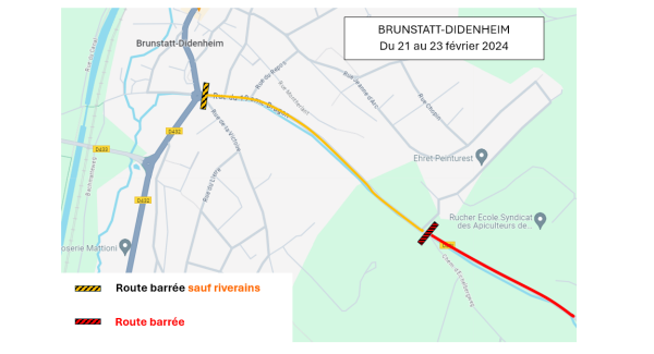 route fermée