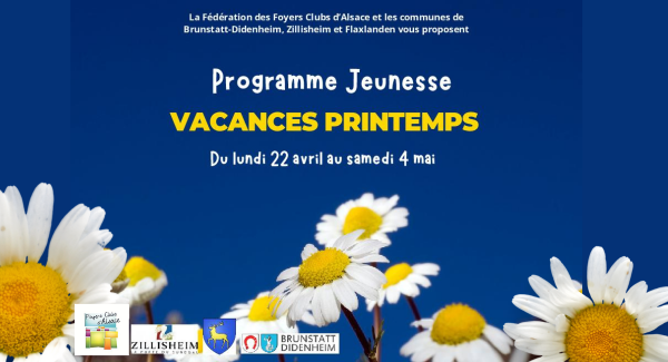 vac printemps foyers club jeunesse